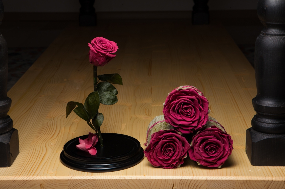 Неувядающая роза и долговечные стаканчики с розой